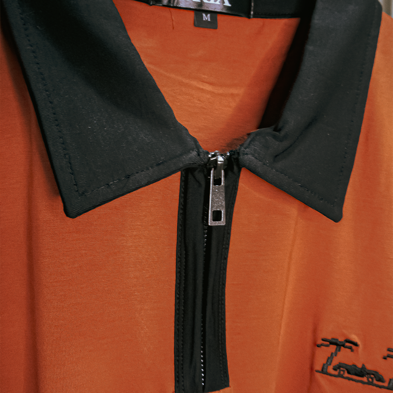 Quarter-zip finish